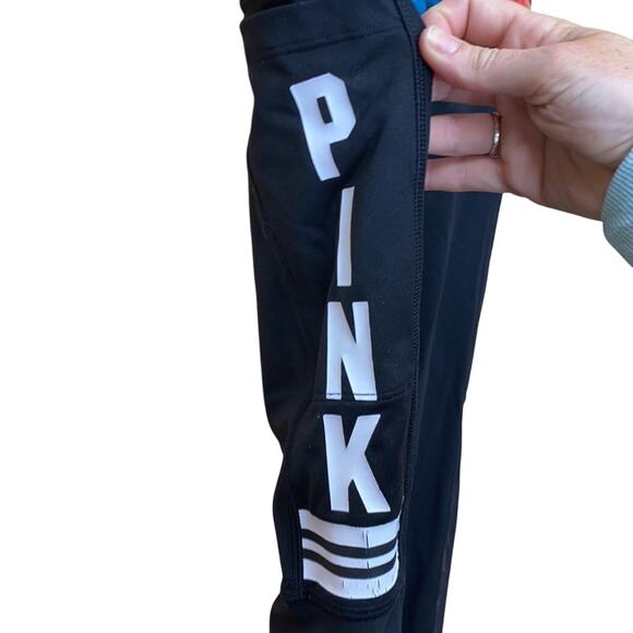 PINK VS Ultimate Tropical Sheer Leggings Small - Picture 3 of 11